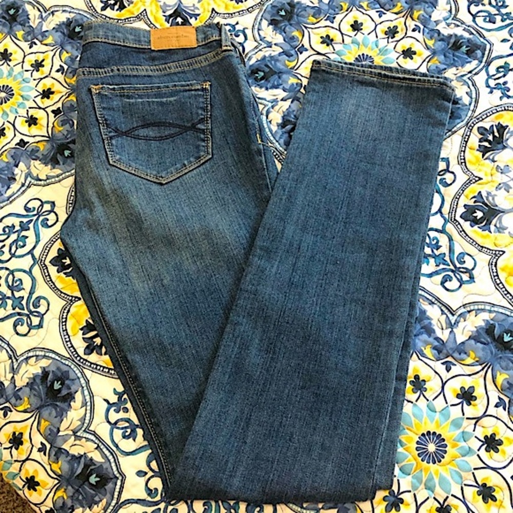 Abercrombie Kids "Maddy" 5-pocket Low Rise Stretch Skinny Jeans